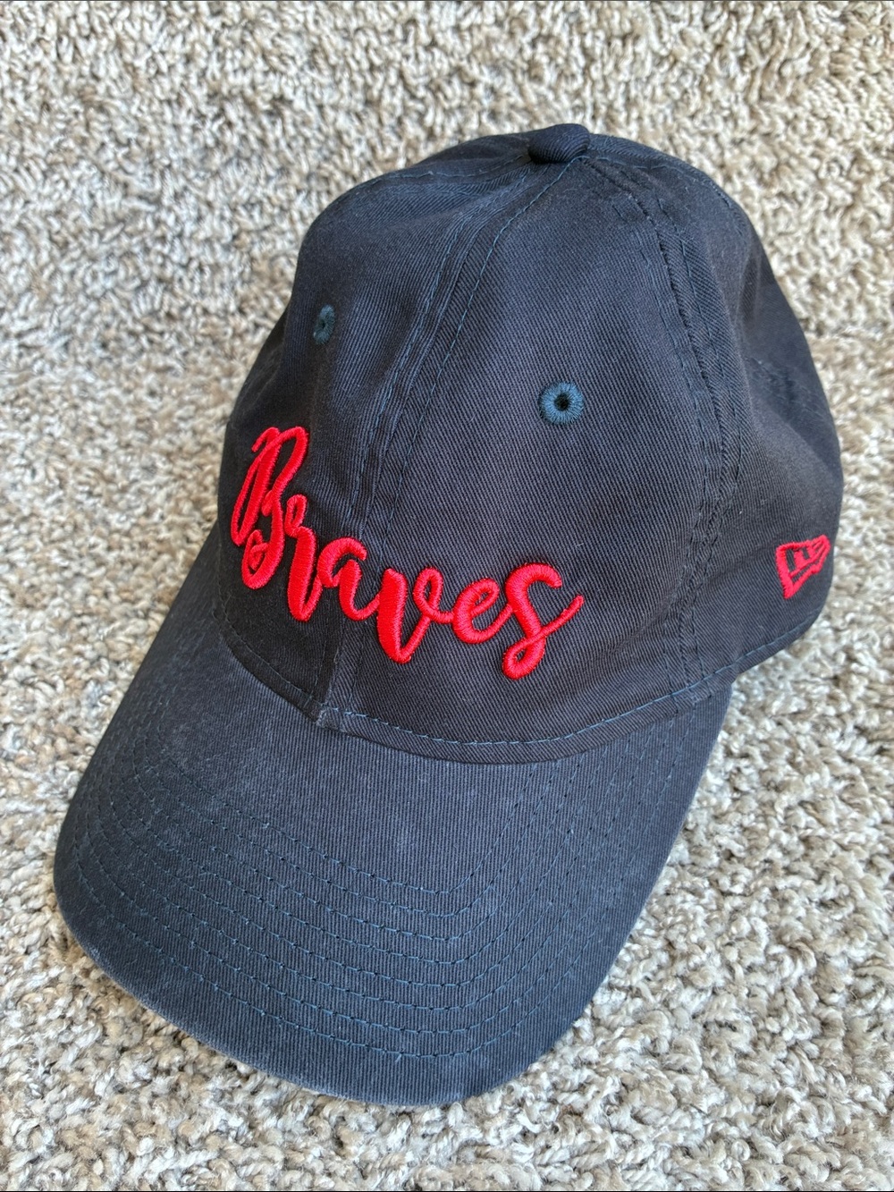 Braves Women's Navy New Era Cap